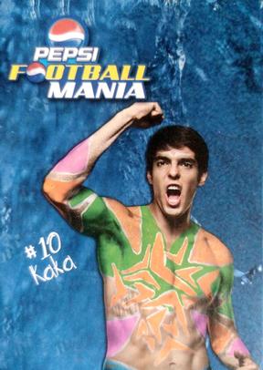 2010 Pepsi Football Mania #2 Kaka Front