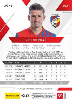 2022-23 SportZoo Fortuna:Liga #12 Vaclav Pilar Back