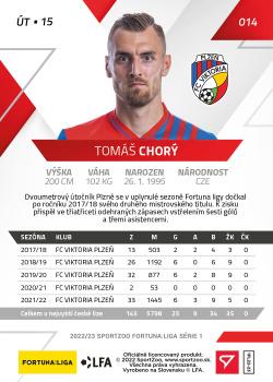 2022-23 SportZoo Fortuna:Liga #14 Tomas Chory Back