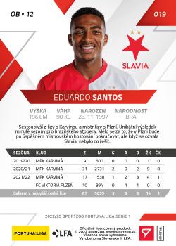 2022-23 SportZoo Fortuna:Liga #19 Eduardo Santos Back