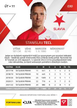 2022-23 SportZoo Fortuna:Liga #30 Stanislav Tecl Back