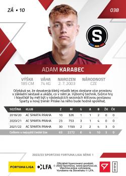 2022-23 SportZoo Fortuna:Liga #38 Adam Karabec Back