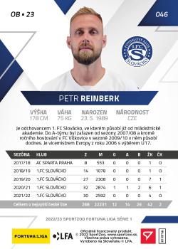 2022-23 SportZoo Fortuna:Liga #46 Petr Reinberk Back