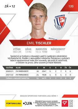2022-23 SportZoo Fortuna:Liga #135 Emil Tischler Back