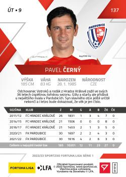 2022-23 SportZoo Fortuna:Liga #137 Pavel Cerny Back