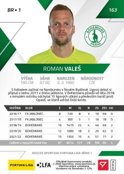2022-23 SportZoo Fortuna:Liga #163 Roman Vales Back