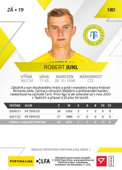 2022-23 SportZoo Fortuna:Liga #180 Robert Jukl Back