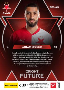 2022-23 SportZoo Fortuna:Liga - Bright Future Auto #BFS-AO Aiham Ousou Back