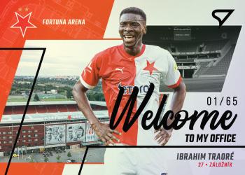 2022-23 SportZoo Fortuna:Liga - Welcome To My Office Limited #WO-03 Ibrahim Traore Front