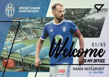 2022-23 SportZoo Fortuna:Liga - Welcome To My Office Limited #WO-09 Marek Matejovsky Front