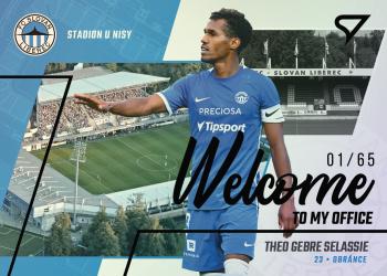 2022-23 SportZoo Fortuna:Liga - Welcome To My Office Limited #WO-11 Theodor Gebre Selassie Front