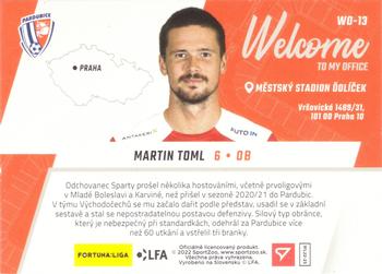 2022-23 SportZoo Fortuna:Liga - Welcome To My Office Limited #WO-13 Martin Toml Back