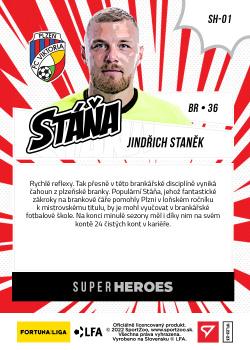 2022-23 SportZoo Fortuna:Liga - Super Heroes #SH-01 Jindrich Stanek Back