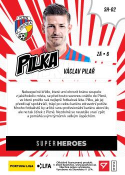 2022-23 SportZoo Fortuna:Liga - Super Heroes #SH-02 Vaclav Pilar Back