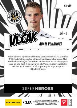 2022-23 SportZoo Fortuna:Liga - Super Heroes #SH-08 Adam Vlkanova Back