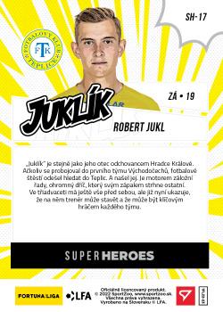 2022-23 SportZoo Fortuna:Liga - Super Heroes #SH-17 Robert Jukl Back