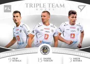 2022-23 SportZoo Fortuna:Liga - Triple Team Hopes #TT-06 Filip Kubala / Daniel Vasulin / Jakub Kucera Front