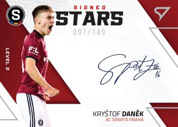 2022-23 SportZoo Fortuna:Liga - Signed Stars Level 2 #SL2-KD Krystof Danek Front