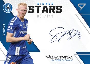 2022-23 SportZoo Fortuna:Liga - Signed Stars Level 2 #SL2-VJ Vaclav Jemelka Front