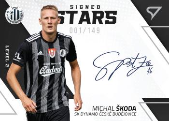 2022-23 SportZoo Fortuna:Liga - Signed Stars Level 2 #SL2-MS Michal Skoda Front