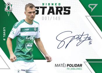 2022-23 SportZoo Fortuna:Liga - Signed Stars Level 2 #SL2-MP Matej Polidar Front