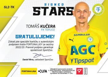 2022-23 SportZoo Fortuna:Liga - Signed Stars Level 2 #SL2-TK Tomas Kucera Back