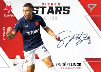 2022-23 SportZoo Fortuna:Liga - Signed Stars Level 3 #SL3-OL Ondrej Lingr Front