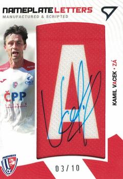 2022-23 SportZoo Fortuna:Liga - Nameplate Letters #NL-KV Kamil Vacek Front