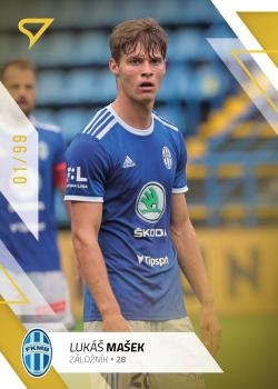 2022-23 SportZoo Fortuna:Liga - Limited Edition Gold #85 Lukas Masek Front