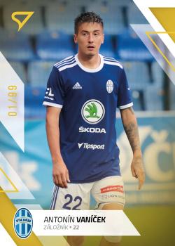 2022-23 SportZoo Fortuna:Liga - Limited Edition Gold #89 Antonin Vanicek Front