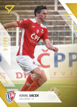 2022-23 SportZoo Fortuna:Liga - Limited Edition Gold #136 Kamil Vacek Front