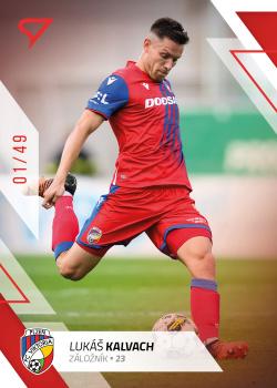 2022-23 SportZoo Fortuna:Liga - Limited Edition Red #9 Lukas Kalvach Front