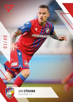 2022-23 SportZoo Fortuna:Liga - Limited Edition Red #13 Jan Sykora Front
