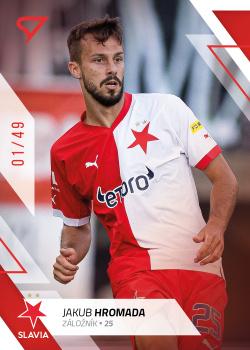 2022-23 SportZoo Fortuna:Liga - Limited Edition Red #23 Jakub Hromada Front