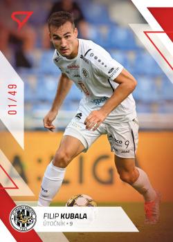 2022-23 SportZoo Fortuna:Liga - Limited Edition Red #77 Filip Kubala Front