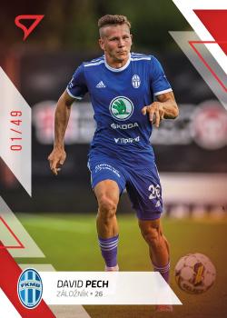 2022-23 SportZoo Fortuna:Liga - Limited Edition Red #87 David Pech Front