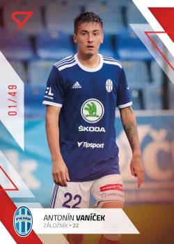 2022-23 SportZoo Fortuna:Liga - Limited Edition Red #89 Antonin Vanicek Front