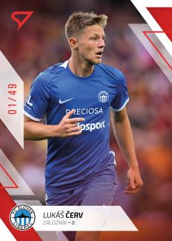 2022-23 SportZoo Fortuna:Liga - Limited Edition Red #109 Lukas Cerv Front