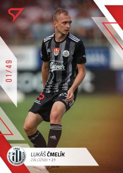 2022-23 SportZoo Fortuna:Liga - Limited Edition Red #121 Lukas Cmelik Front
