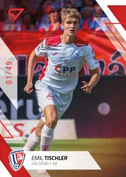 2022-23 SportZoo Fortuna:Liga - Limited Edition Red #135 Emil Tischler Front