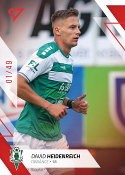 2022-23 SportZoo Fortuna:Liga - Limited Edition Red #152 David Heidenreich Front