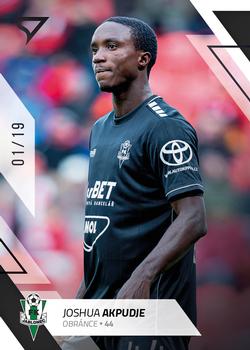 2022-23 SportZoo Fortuna:Liga - Limited Edition Black #340 Joshua Akpudje Front