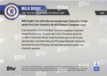 2022-23 Topps Now UEFA Women's Champions League #006 Millie Bright Back