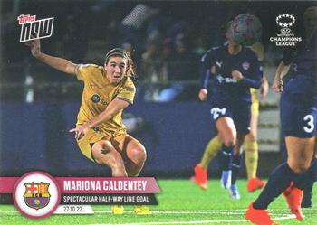 2022-23 Topps Now UEFA Women's Champions League #008 Mariona Caldentey Front