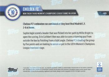 2022-23 Topps Now UEFA Women's Champions League #009 Chelsea FC Back