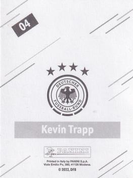 2022 Panini FIFA World Cup: Qatar 2022 Stickers DFB Team Germany - Base Gold #04 Kevin Trapp Back