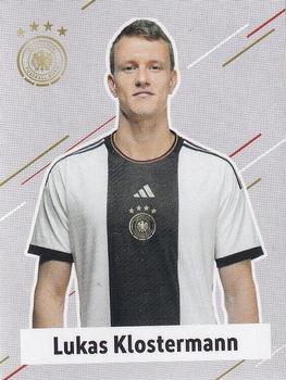 2022 Panini FIFA World Cup: Qatar 2022 Stickers DFB Team Germany - Base Gold #11 Lukas Klostermann Front