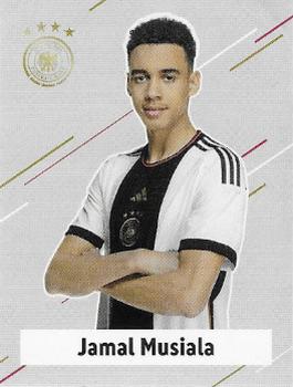 2022 Panini FIFA World Cup: Qatar 2022 Stickers DFB Team Germany - Base Gold #22 Jamal Musiala Front