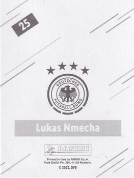 2022 Panini FIFA World Cup: Qatar 2022 Stickers DFB Team Germany - Base Gold #25 Lukas Nmecha Back