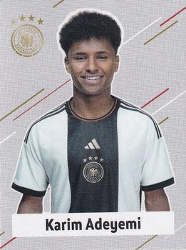 2022 Panini FIFA World Cup: Qatar 2022 Stickers DFB Team Germany - Base Gold #26 Karim Adeyemi Front